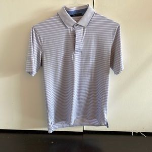 Size Small Light Purple Striped Greyson Golf Polo